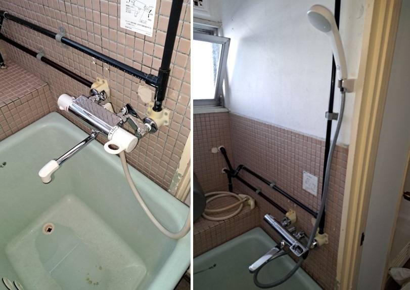 浴室水栓　お湯の切り替えができない⁉<br>＠福岡市中央区のリフォーム
