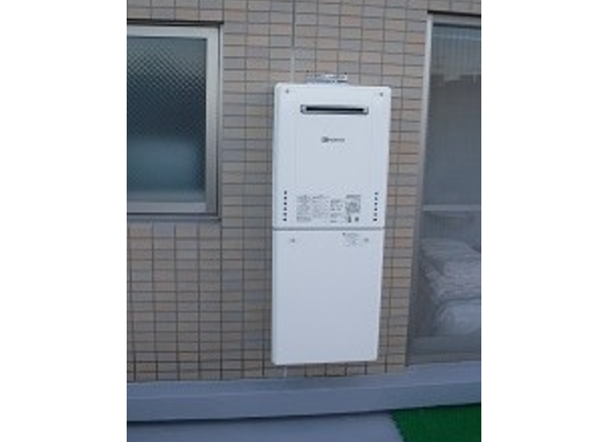 城南区マンション　給湯器の取替