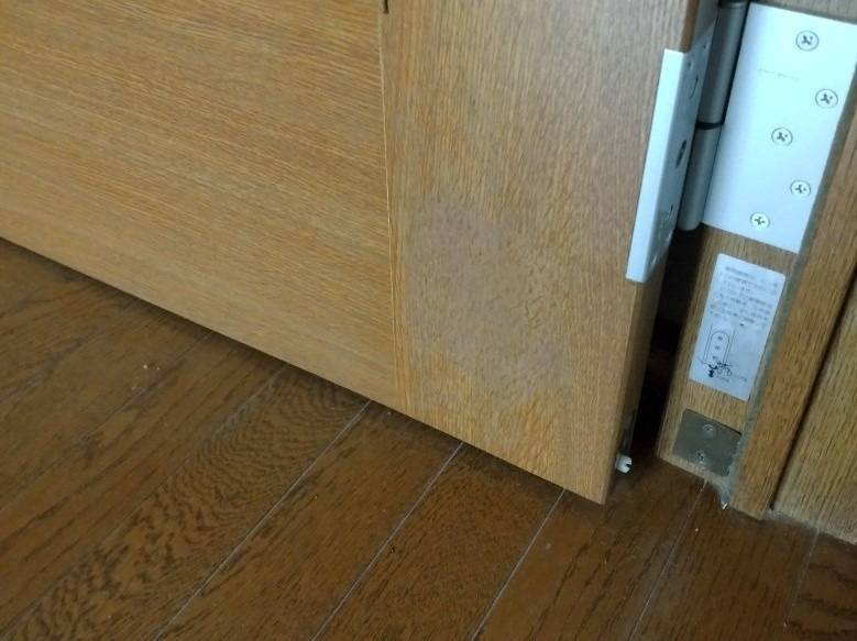 建具施工後（大きな穴もなかったことに）