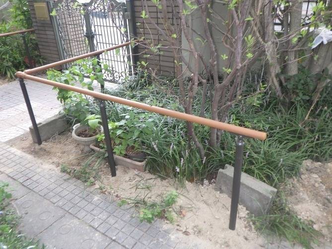 バリアフリー外構<br>@福岡市早良区のリフォーム